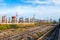 Building Railway SkyTrain Construction Site