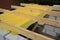Building the roof frame with ceiling joists and rafters over the walls from autoclaved aerated concrete of a home addition