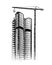 Building skyscraper, sketch. City, construction vector illustration