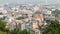 Building and skyscrapers bird eye view from the view point of Pa