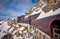 Building on the top of Aiguille du midi mountain. Alps, France