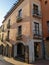 Building in tourist town Begur in Spain