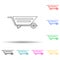 building trolley multi color style icon. Simple thin line, outline vector of home repair tool icons for ui and ux, website or