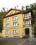 Building in Vaduz. Principality of Liechtenstein