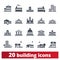 Building Vector Icons Collection