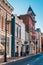 Buildings along Beverly Street, in downtown Staunton, Virginia