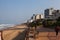 The buildings and apartments at Umhlanga beach.