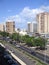 Buildings in Caura street of Puerto Ordaz, Venezuela.