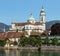 Buildings of the city of Solothurn along the Aare river