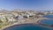 Buildings and coastline of Playa de Las Americas, Tenerife, Canary Islands