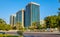 Buildings on Corniche Road in Abu Dhabi