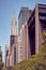 Buildings at the East 42nd Street, New York City, USA.