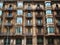 Buildings at Eixample district in Barcelona, Catalonia, Spain