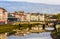 Buildings at the embankment of Bayonne