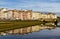 Buildings at the embankment of Bayonne - France