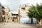 Buildings exterior in Old City of Acre, Israel