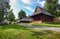 Buildings of folk architecture in the natural environment of the Orava Village Museum