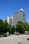 Buildings of the former Olympic Village in Munich, Germany