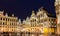 Buildings on Grand Place square