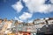 Buildings in Honfleur town, France