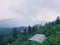 Buildings houses on Mount Emei