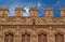 Buildings with lace fronts of city Valencia Spain