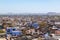 Buildings and Machla Hills in Udaipur