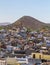 Buildings and Machla Hills in Udaipur