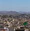 Buildings and Machla Hills in Udaipur