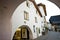 Buildings in main square, Castelrotto, Italy