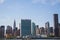 Buildings of Manhattan under the shade, New York