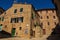 Buildings in Monticchiello, Tuscany