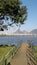 Buildings and mountains around Rodrigo de Freitas Lagoon Rio de Janeiro Brazil