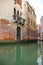 Buildings in narrow canal in Venice