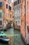 Buildings in narrow canal in Venice