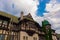 Buildings near the Pelesh Castle in Sinaia, Romania