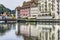 Buildings Restaurants Shops Inner Harbor Reflection Lucerne Switzerland