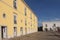 Buildings and square inside the fortress of Cascais