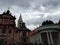 Buildings of the St. George`s Basilica and The Maria Theresia Pia Felix Augusta Church in Prague