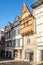 Buildings in the streets of Quimper in France