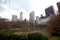 Buildings surroung The Pond, Central Park, New York