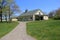 Buildings and walkways on property of Rachel Carson National Wildlife Center,Wells,Maine,2016