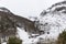 Bujaruelo valley in Ordesa y Monte Perdido national park with snow