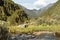 Bujuku Valley in the Rwenzori Mountains National, Kasese District, Uganda