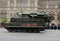 The `BUK-M2` air defense missile system during the rehearsal of the military parade on Red Square in honor of the Victory Day.