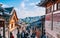 Bukchon Hanok Village, old traditional Korean house with tourist