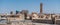 Bukhara, Uzbekistan Aerial view of Kalan Minaret Emir and Alim Khan madrasah