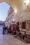 BUKHARA, UZBEKISTAN - MAY 1, 2018: Stalls at Toqi Sarrofon Bazaar in the center of Bukhara, Uzbekist