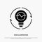Bulb, Concept, Generation, Idea, Innovation, Light, Light bulb solid Glyph Icon vector