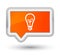 Bulb icon prime orange banner button